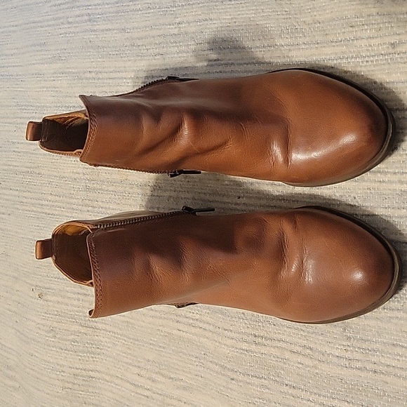 Lucky Brand Brown Leather Booties - Picture 3 of 4
